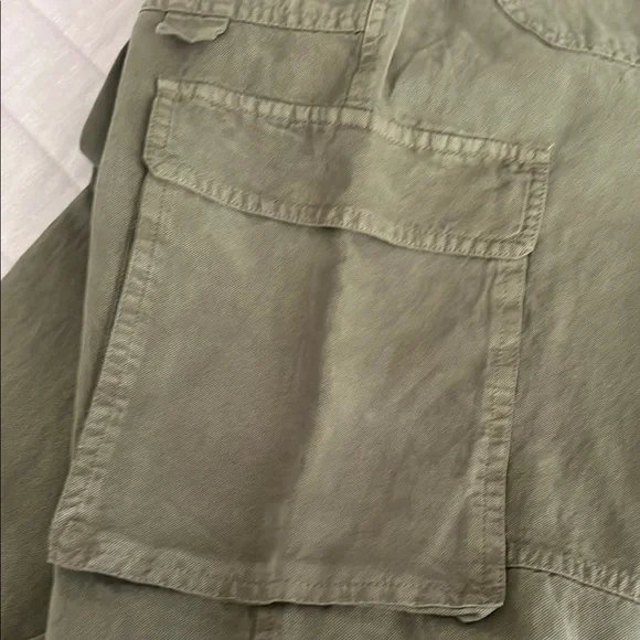 NWT Industry Republic Cargo Pants Lyocell Linen
Cotton Straight Leg Women's Sz10 - Picture 15 of 17